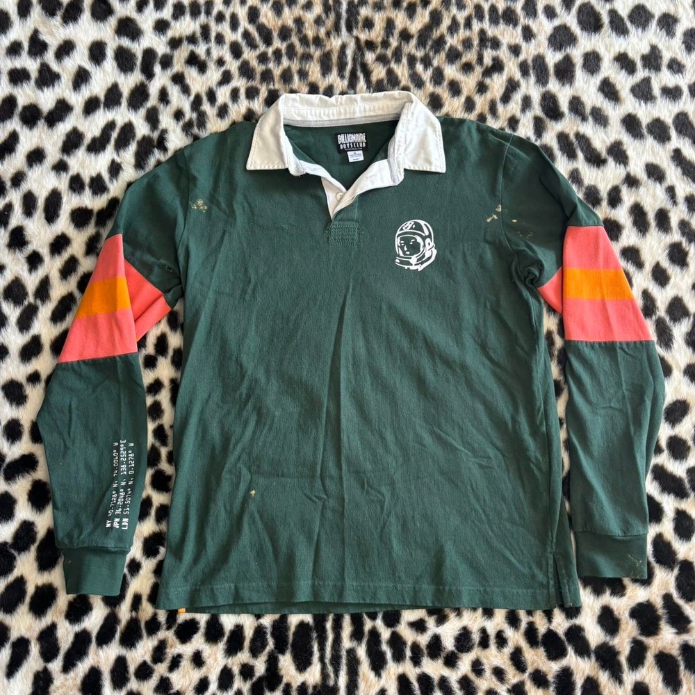 Rare Billionaire Boys Club rugby top with the iconic astronaut logo.